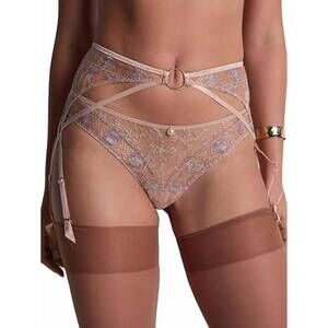 NEW AUBADE sound of heart tanga thong in lavender aura
